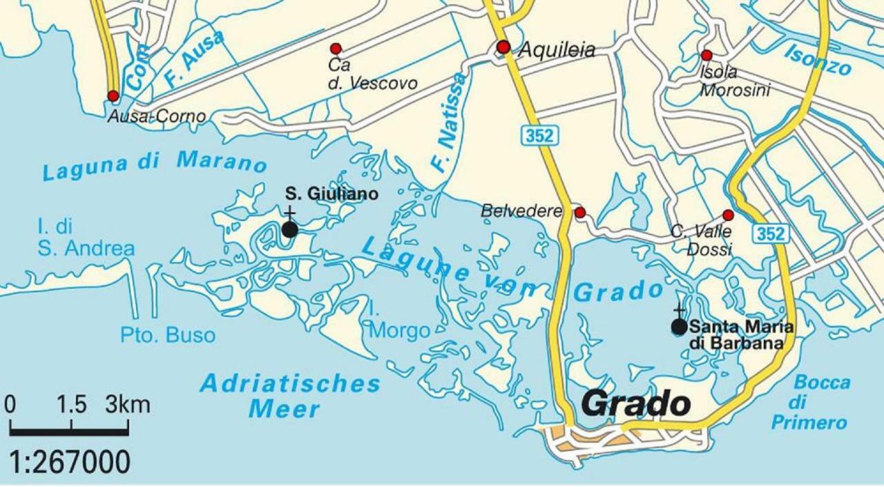 Appartamento Perco Riva Dandolo Grado Exterior foto